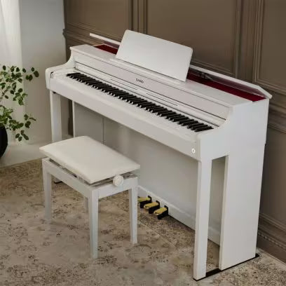 Casio AP300WE Celviano Digital Piano, Matte White