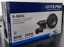 Charger l&#39;image dans la galerie, Alpine S-S65C 6.5&quot; Speaker Bundle - Two Pairs of 6.5&quot; S-Series S-S65C 2-Way Component Speakers