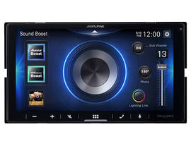 Alpine iLX-W670 Receiver + 2 Pairs 6x8 Coax Speakers+ KTA-450 Power Pack + Accessory Bundle