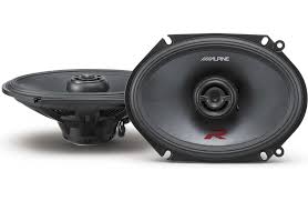 Alpine R-S68 R-Series 6 x 8 Inch 300 Watt 2-Way Car Speakers