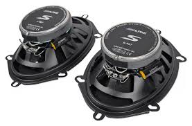 Alpine S-Series S-S57 5"x7" 2-Way Coaxial Speaker and S-S40 4" Coaxial Speaker