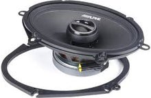 Load image into Gallery viewer, Alpine S-Series S-S57 5&quot;x7&quot; 2-Way Coaxial Speaker and S-S40 4&quot; Coaxial Speaker