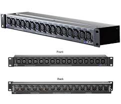 ART P16 Rackmount Balanced XLR Patch Bay