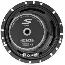 Alpine S-S65C 240W 6.5" Component Type-S 2 way speaker set with 1" Silk Tweeters