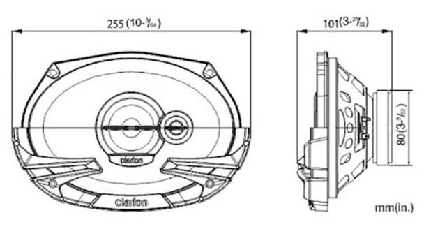 2 Clarion CLRSE6934R 6" X 9" 3-Way Speaker System