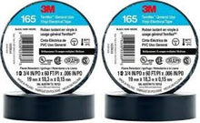 Charger l'image dans la galerie, 25 3M 165 Temflex 1700 Economy Grade Vinyl Electrical Tape, 3/4 in x 60 feet