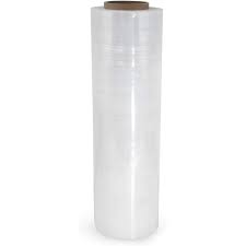 One (1) Rolls Clear Hand Stretch Plastic Film Pallet Shrink Wrap 18
