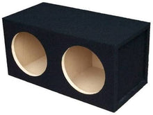 Load image into Gallery viewer, Absolute USA DSS15 Dual 15-Inch, 3/4-Inch MDF Sealed Subwoofer Enclosure