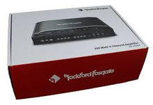 Charger l&#39;image dans la galerie, Rockford Fosgate R2-300X4 Prime Series 300 Watts 4-Channel Class D Amplifier + 4G Amp Kit