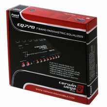 Load image into Gallery viewer, Cerwin Vega EQ770 7-Band Graphic Equalizer with Auxiliary Input