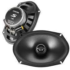 Alpine S-Series S-S69 6"X9" 2-Way Coaxial Speaker and S-S40 4" Coaxial Speaker