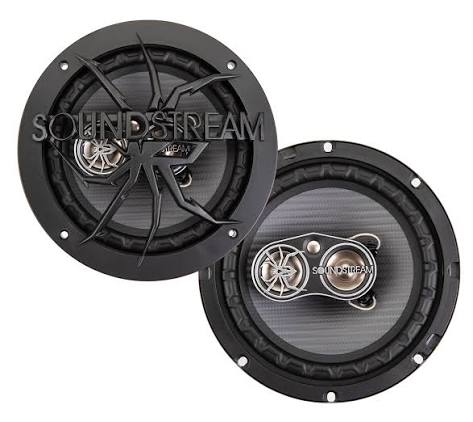 Dual XDM27BT Digital Media Receiver + 2 Soundstream PS-65 6.5" 4-Way Car Speakers Package