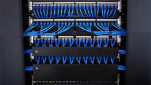 Load image into Gallery viewer, 4 American Terminal EPC3BL 3' Cat6a Ethernet network patch cable RJ45 23AWG 600M solid copper