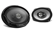 Load image into Gallery viewer, Kenwood 6&quot; x 9&quot; 3-Ways Coaxial Oval Car Speakers with 800W Max Power - KFC-6966S