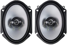 Load image into Gallery viewer, 2 Pair Kenwood Car KFCC6866S 6x8&quot; 500 Watt 2-Way Car Audio Coaxial Speakers Stereo