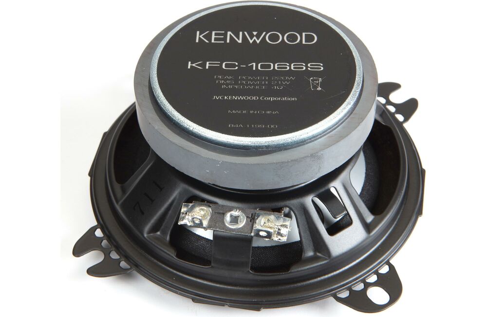 Kenwood KFC-1066S 440W Peak 4" Sport Series 2-Way Coaxial Car Speakers