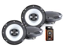 Charger l'image dans la galerie, 2 Pairs Kenwood KFC-1666S 600W 6.5" KFC 2-Way Coaxial Car Speakers + Magnet Phone Holder Bundle