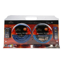 Load image into Gallery viewer, Absolute KIT-1450 Amplifier Kit 0 Gauge Complete Amplifier Installation AMP Kit