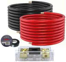 Load image into Gallery viewer, Absolute KIT4-50RBT-ANL 100 Feet 50' Red 50' Black 4 Gauge Power Wire ANL Tape