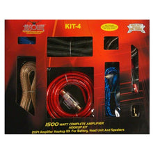 Load image into Gallery viewer, Absolute KIT4 PRO Car Marine 4 Gauge 2000 Watts Amplifier Amp Kit