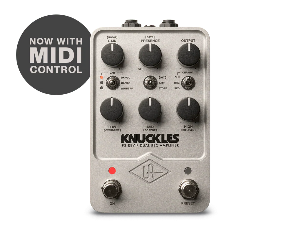Universal Audio UA-KNUCKLES-U '92 Rev F Dual Rec Amplifier Pedal