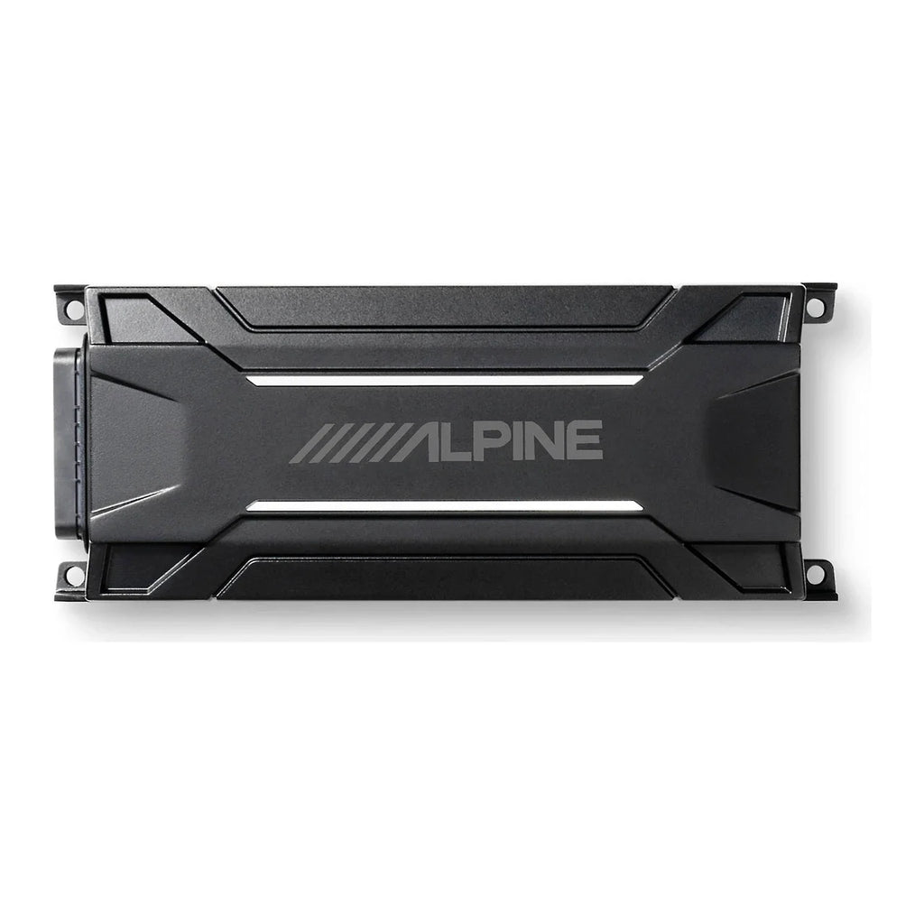 Alpine SPV-65RGB-CAN+KTA-30FW+UTE-73BT 6.5” Cage-Mounted Universal Weather-Resistant Coaxial RGB LED Speaker Pods with Amp & Source