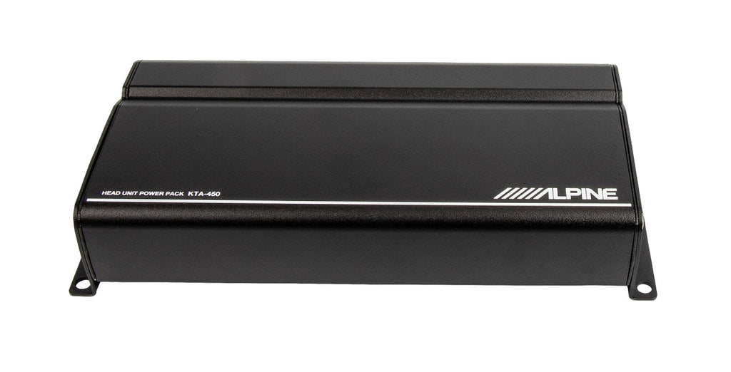 Alpine KTA-450 + S2-S80C 4-Channel Amplifier 8" Component Speaker + Accessory Bundle