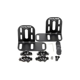 Alpine KTX-EBKT Universal Mounting Bracket for Alpine Subwoofer Enclosures Bundle
