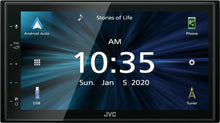 Load image into Gallery viewer, Jvc KW-M560BT 6.8&quot; Double-DIN Touchscreen Digital Multimedia Receiver with Bluetooth, Apple CarPlay, Android Auto (Sirius XM Ready)
