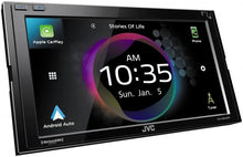 Charger l&#39;image dans la galerie, Jvc KW-M865BW 6.8&quot; Double-DIN Touchscreen Digital Multimedia Receiver with Bluetooth, Apple CarPlay, Android Auto (SiriusXM Ready)