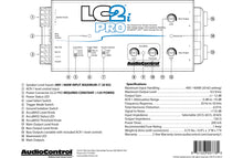 Charger l&#39;image dans la galerie, AudioControl LC2i PRO 2-channel line output converter with AccuBASS™