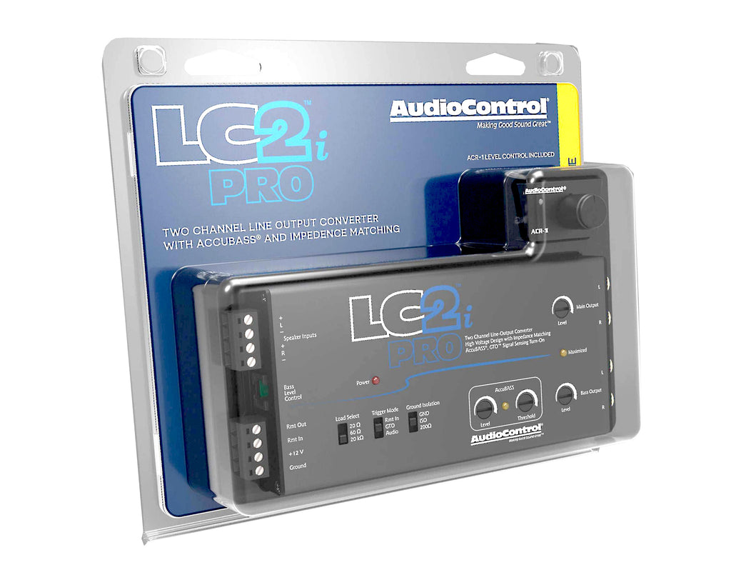 AudioControl LC2i PRO 2-channel line output converter with AccuBASS™