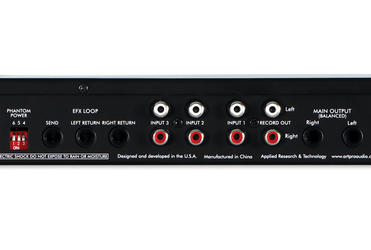 ART MX622BT 6-Channel Stereo Mixer with EQ & Bluetooth