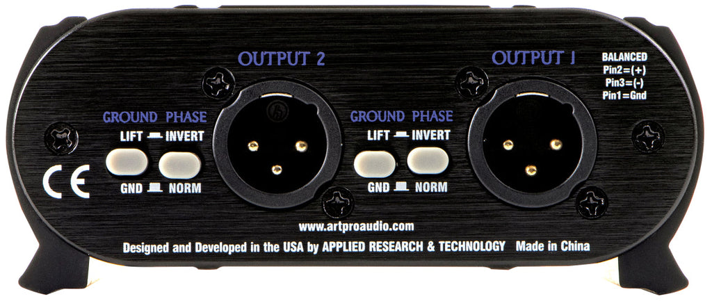 ART DUALZDIRECT 2-Channel Passive Direct Box
