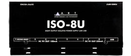 ART ISO-8U Pedalboard Power Supply