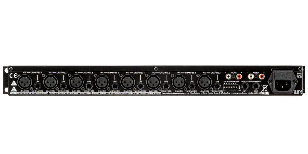 ART MX821S 8-Channel Personal Mixer Stereo