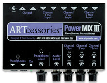Load image into Gallery viewer, ART PWRMIX-3 3-Channel Stereo Mini Mixer