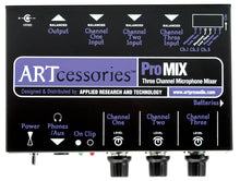 Charger l'image dans la galerie, ART PROMIX 3-Channel Battery / AC-Powered Mini Mixer