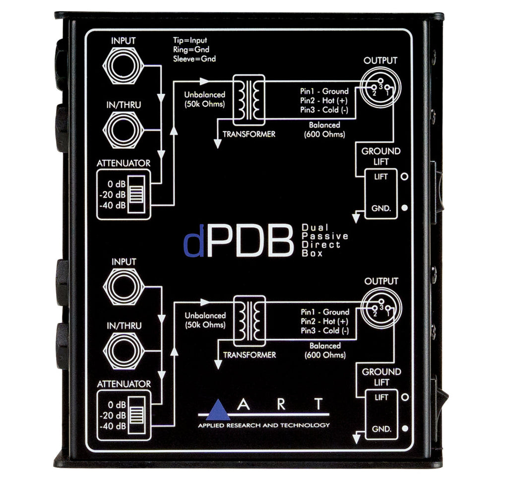 ART DPDB 2-Channel Passive Direct Box