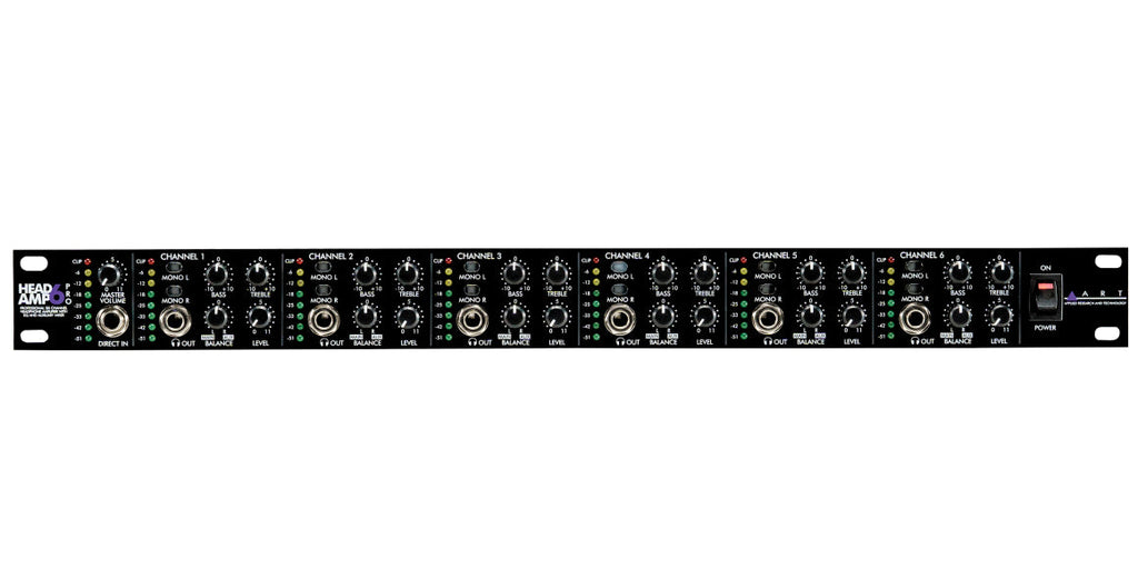 ART HEADAMP6PRO 6-Channel Headphone Amplifier