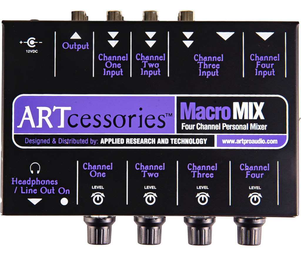 ART MACROMIX 4-Channel Line Mixer