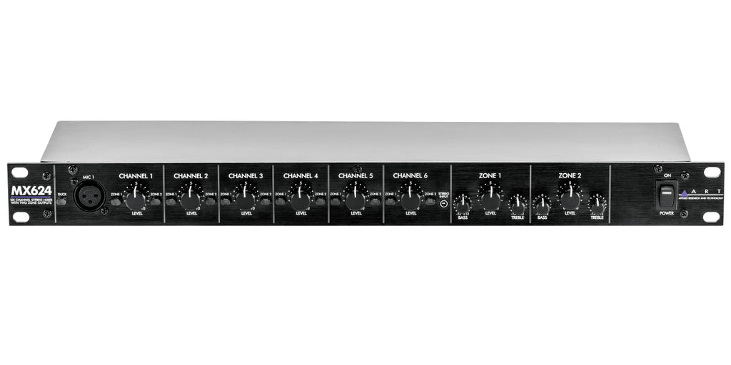 ART MX624 6-Channel Rackmount Zone Mixer