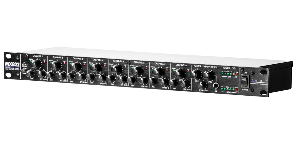 ART MX822 8 Channel Stereo Rackmount Mixer