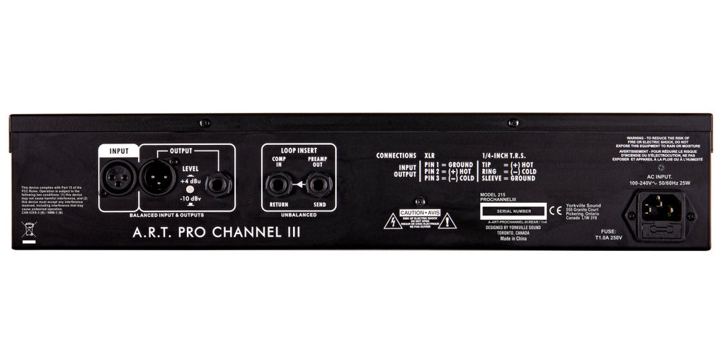 ART	PROCHANNELIII Multivoice Channel Strip