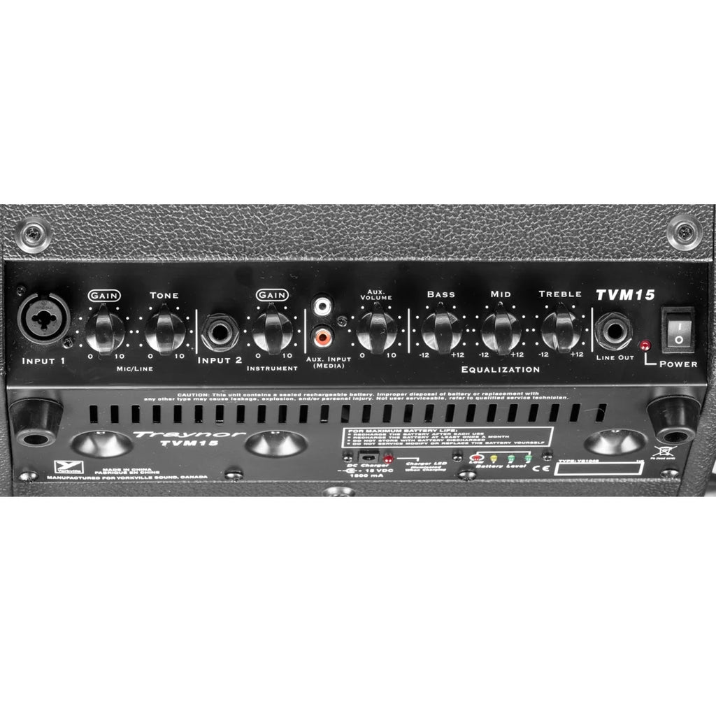 Traynor TVM15 15 Watt Battery Powered Amplifier