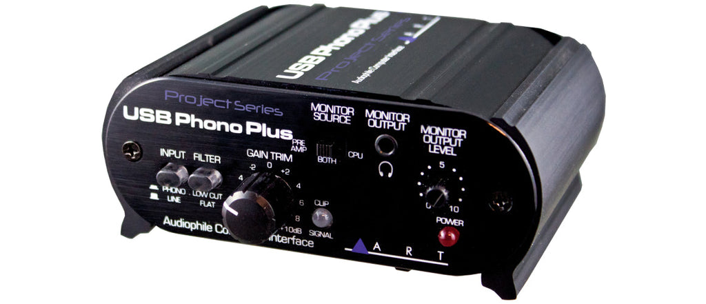 ART USBPHONOPLUSPS Phono Preamp and Audio Interface