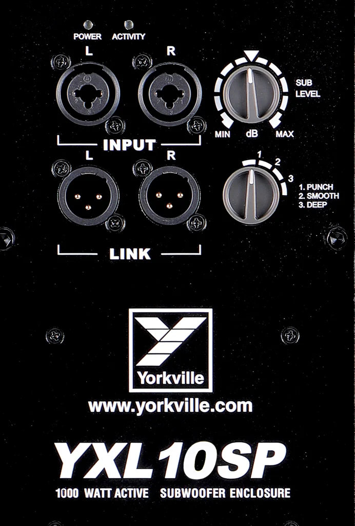 Yorkville YXL10SP YXL 10” Powered Subwoofer