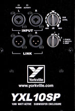 Charger l'image dans la galerie, Yorkville YXL10SP YXL 10” Powered Subwoofer