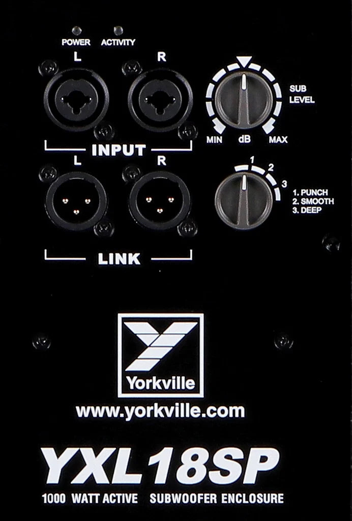 Yorkville YXL18SP YXL 18” Powered Subwoofer