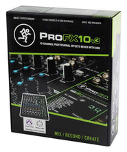 Load image into Gallery viewer, Mackie ProFX10V3 Series, Mixer - Unpowered, 10-Channel w/USB